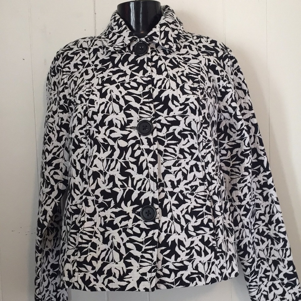 Croft & Barrow Blazer Jacket Floral